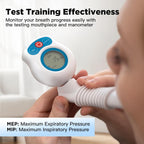 Dispositivo digital de exercícios respiratórios para pulmões | Treinador pulmonar para treinamento dos músculos respiratórios