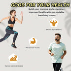 Treinador Respiratório Portátil – Exercitador de Músculos com Resistência Ajustável