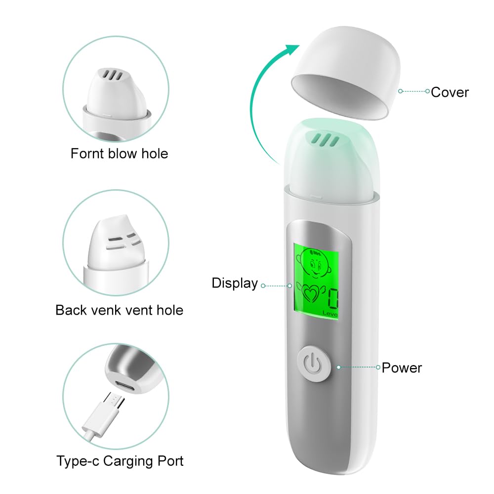 Detetor de Mau Hálito Portátil – Teste Instantâneo de Saúde Oral para Toda a Família