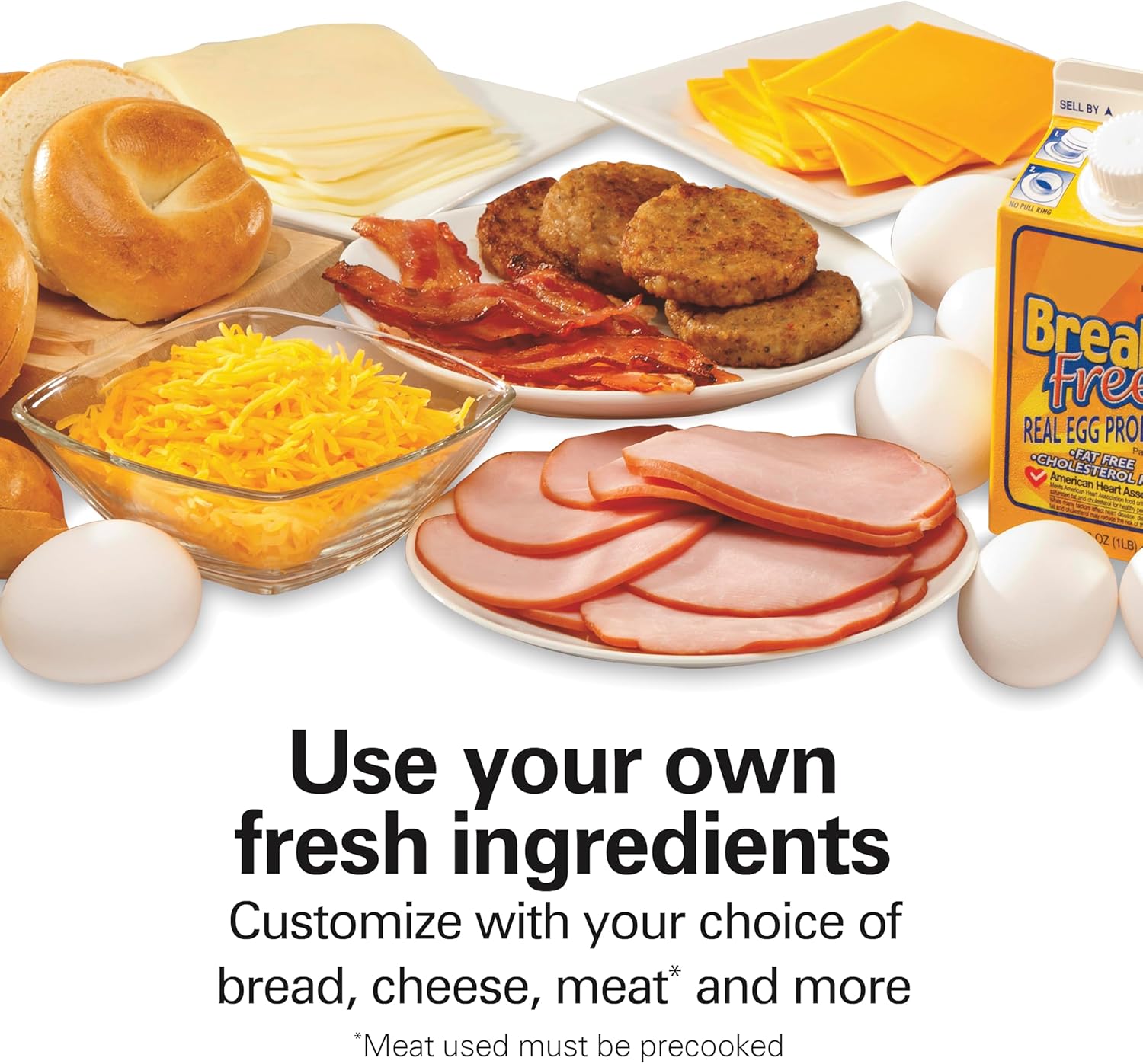 Hamilton Beach Dual Breakfast Sandwich Maker with Timer, Ready in 5 Minutes