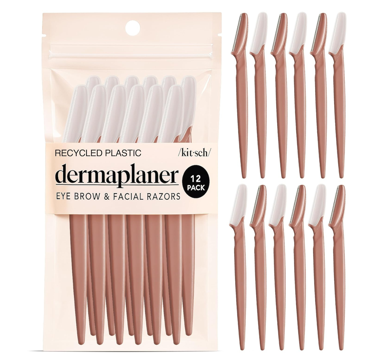 Navalhas Faciais para Mulheres e Homens – Aparador de Sobrancelhas, Depilador Facial e Ferramenta de Esfoliação para Pele Suave