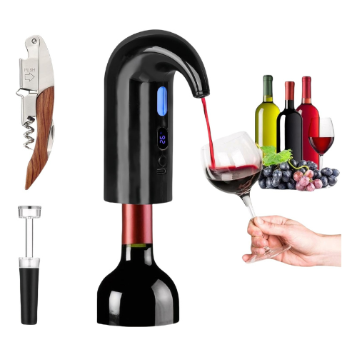 Electric Wine Aerator, Wine Decanter Pump Dispenser Gifts Set