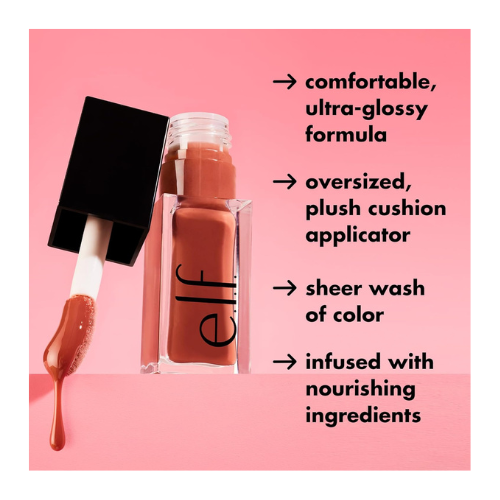 e.l.f. Glow Reviver Lip Oil, Nourishing Tinted Lip Oil